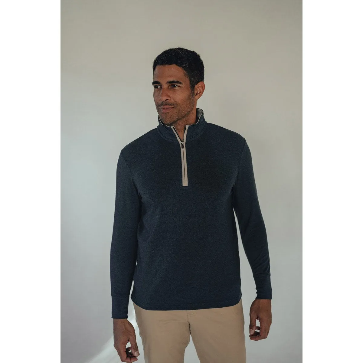 goes with boots Men's Puremeso Quarter Zip Pullover