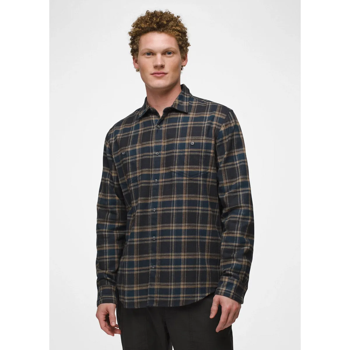 Fitted Shape Sophisticated Style M Dolberg Flannel Shirt - Slim