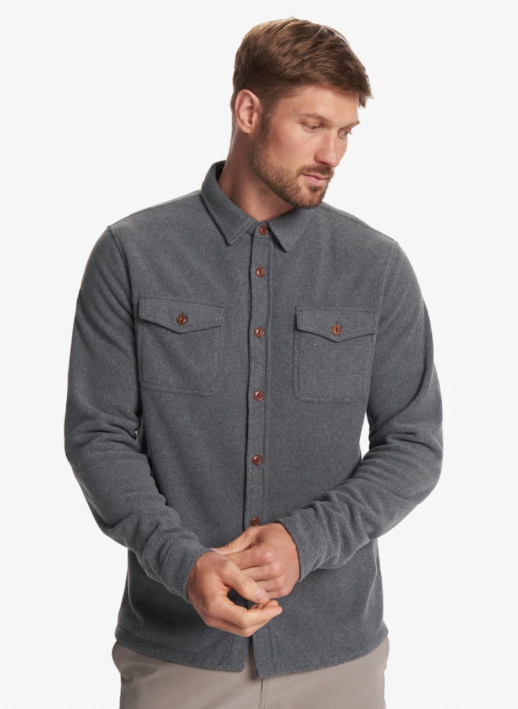 M Aspen Shirt Jacket Travel Essential Ethical production