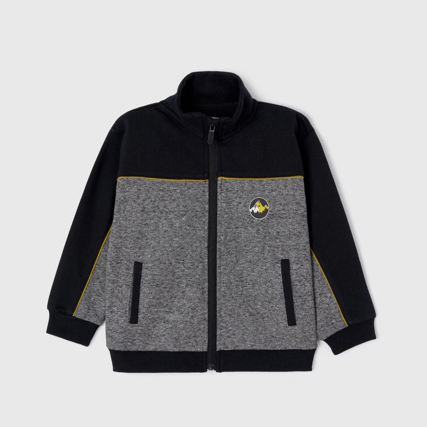 Mayoral 4846-024 Kids Boy Tracksuit Sweatshirt with 2 Pants - Black Trendy