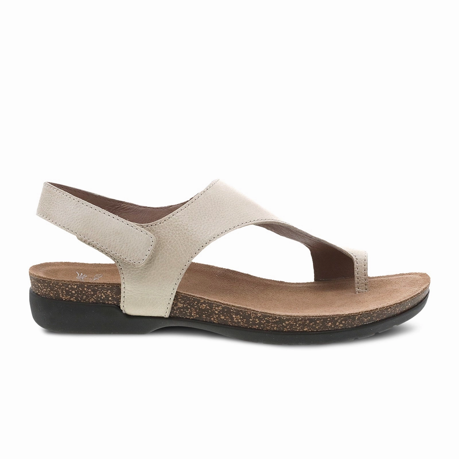 Casual Comfort Slides Everyday Use Dansko Reece Backstrap Sandal (Women) - Linen Milled Burnished