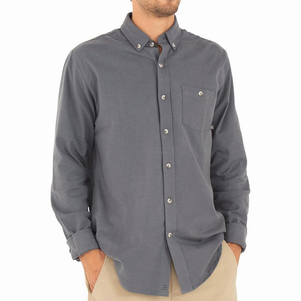 BBQ Party Men's Bamboo Flannel Button Up
