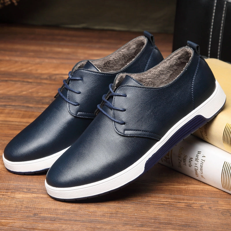 Men??s Fur Casual Oxford Shoes Safe Step