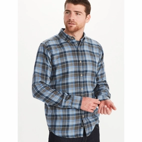Tall friendly Men's Harkins Lightweight Flannel Long-Sleeve Shirt