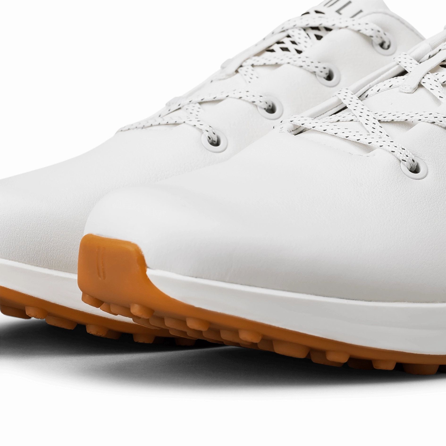 Men's Leather Golf Shoe Adjustable lacing