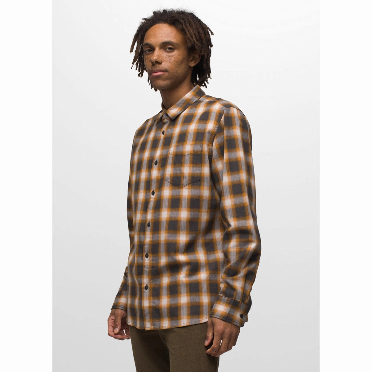 Men's Los Feliz Flannel Shirt - Slim Waffle Weave Casual Wear
