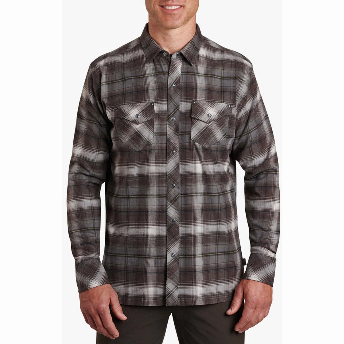 Fashion Forward Men's Lowdown Flannel Long Sleeve
