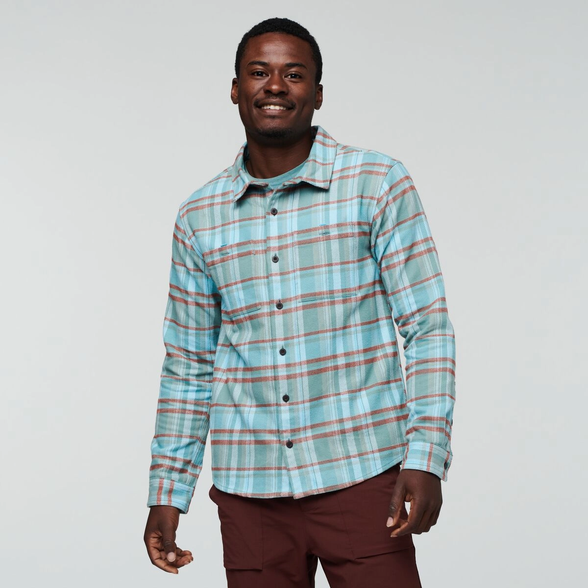 Men's Mero Organic Flannel Shirt Casual Friday