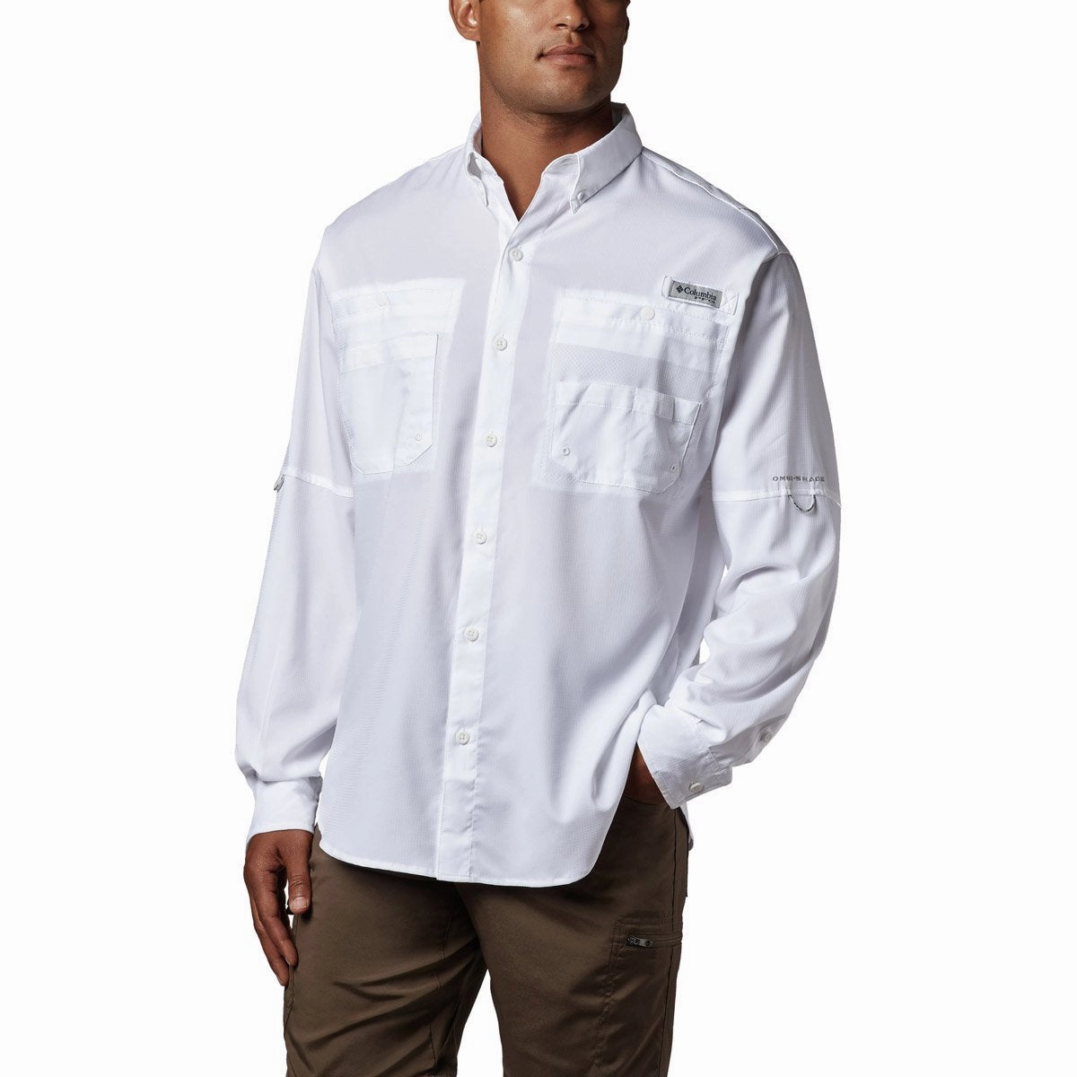 Flexible Shoulder Panels Men's PFG Tamiami II Long Sleeve Shirt