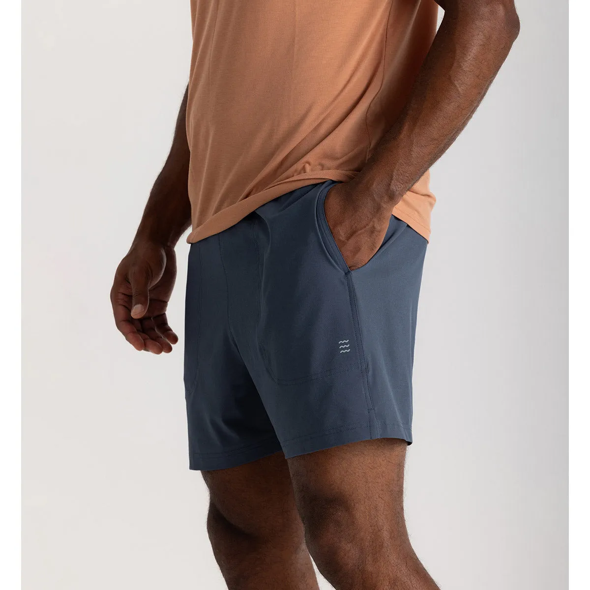 Sport Fit Design Men's Bamboo-Lined Active Breeze Short - 5.5"