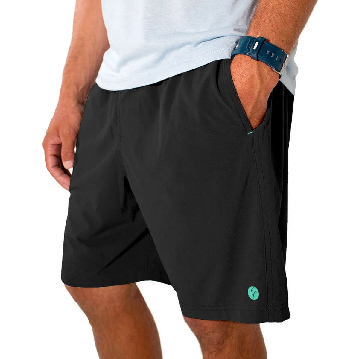 Cool Vibe Slim Fit Design Men's Breeze Short - 8"