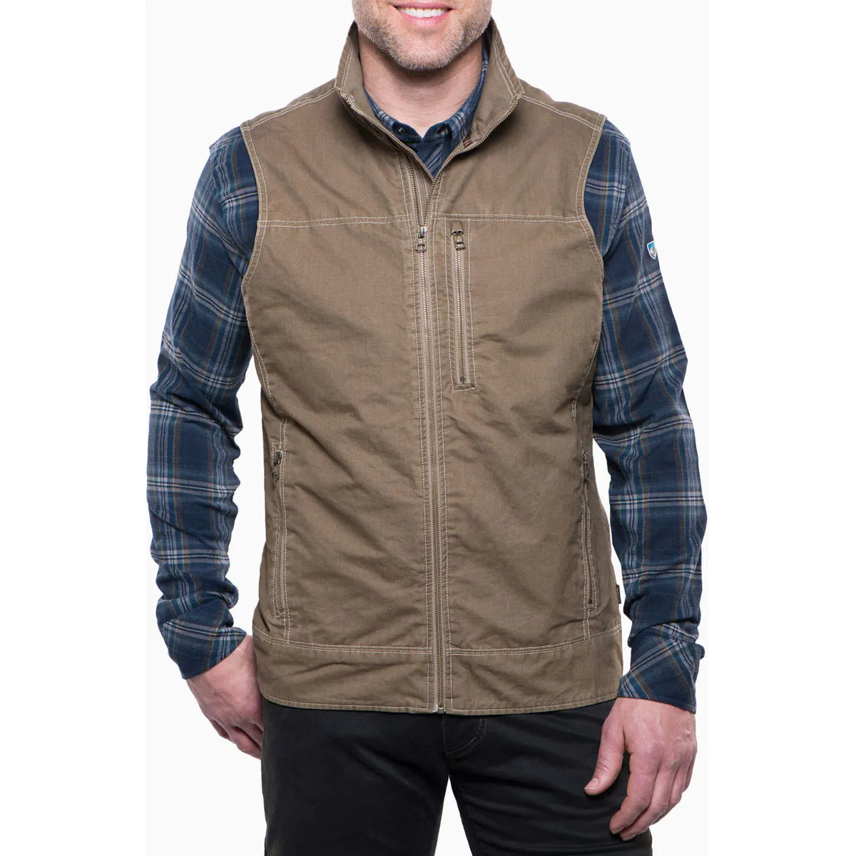 Men's Burr Vest Practical Comfort Collar Options