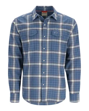 Men's Gallatin Flannel Fishing Long Sleeve Shirt Flex Fit Collar Smooth Texture