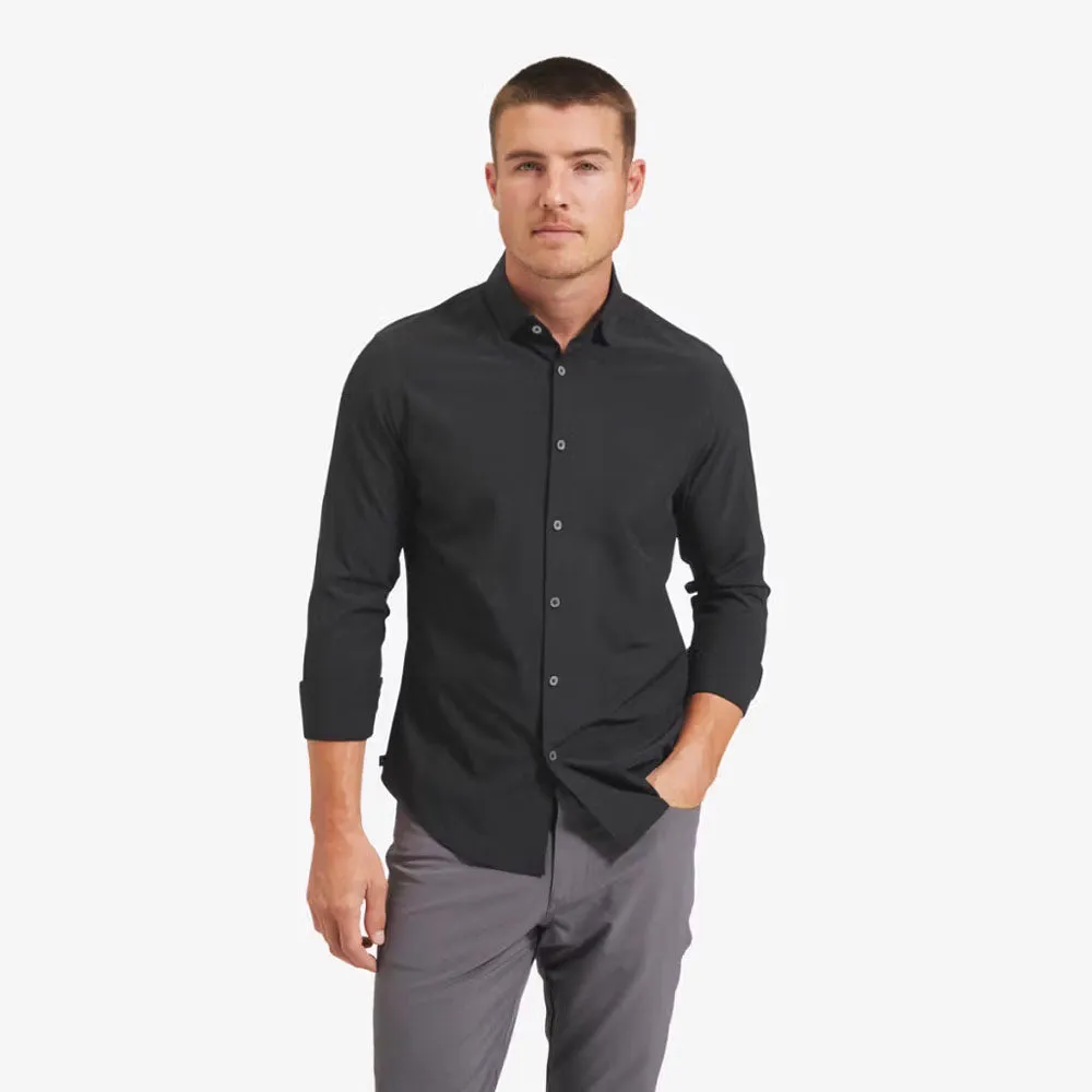 All-Purpose Wear Breathable Material Men's Leeward No Tuck Dress Shirt