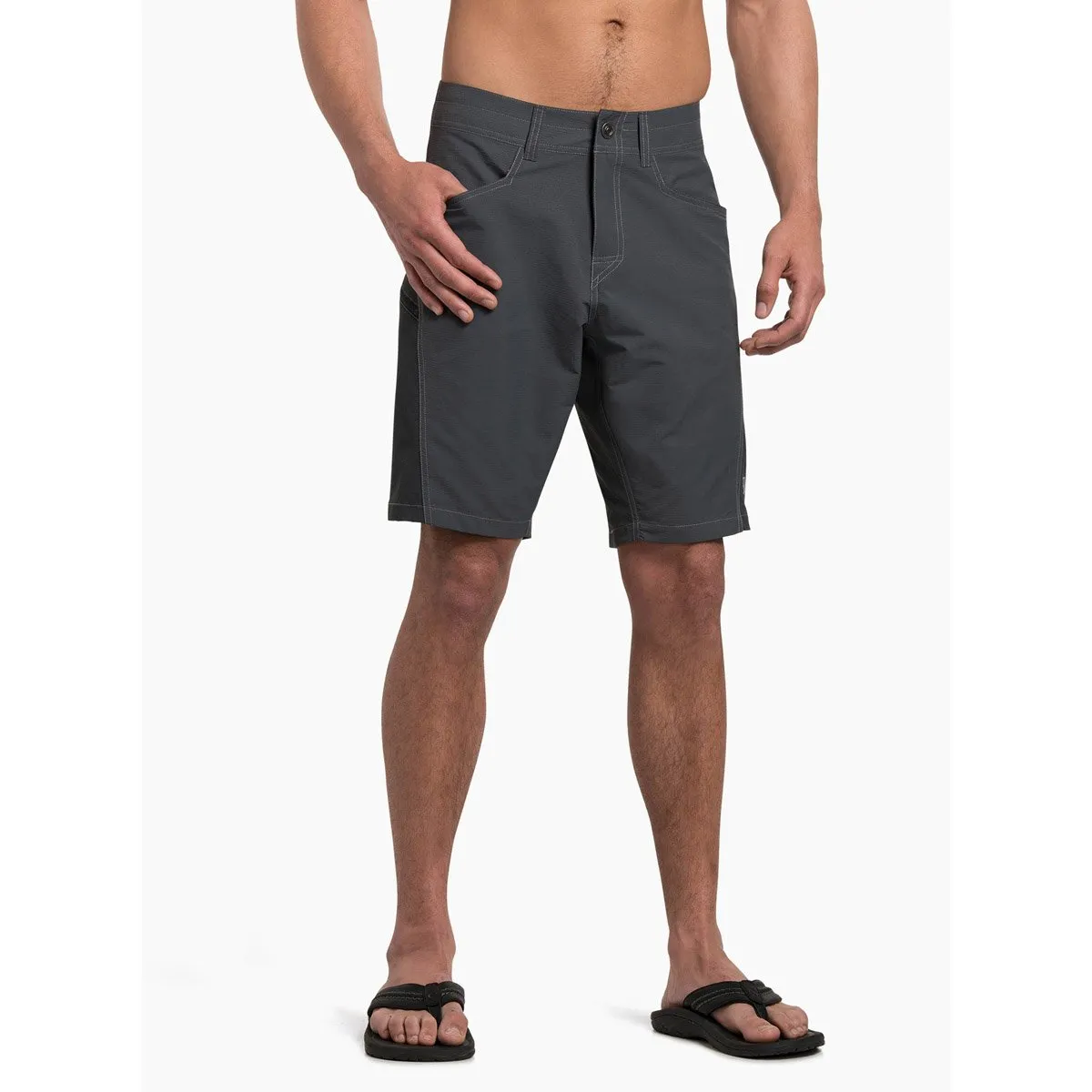 Beach-Ready Look Durable Weave Fabric Men's Mutiny River Short