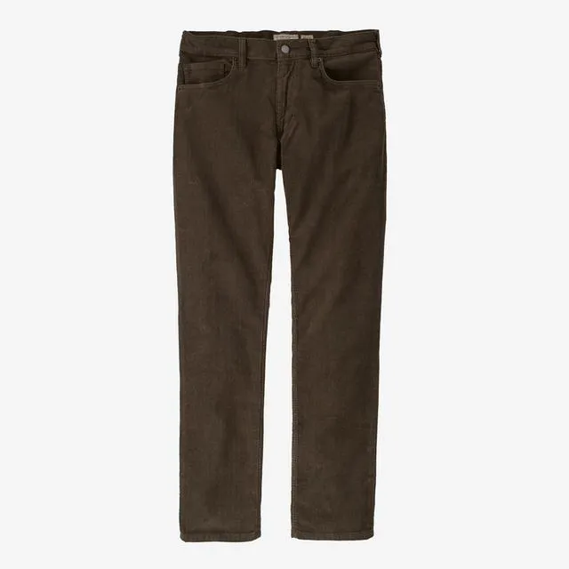 Men's Organic Cotton Corduroy Jeans - Short Basic Look Tailored Silhouette
