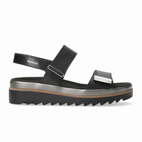 Mephisto Dominica Backstrap Sandal (Women) - Black Softy Effortless Slip Fit