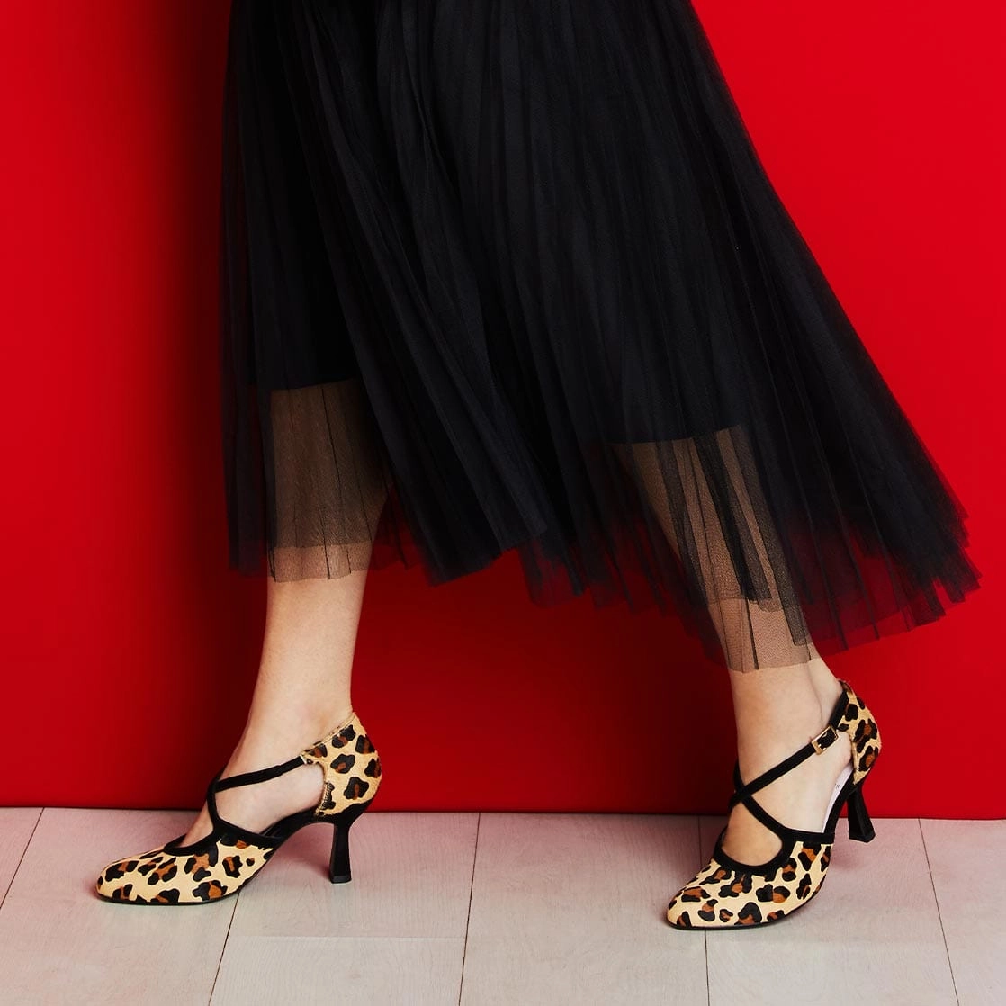 Sophisticated Shoes Meredith: Luxe Leopard & Black Suede