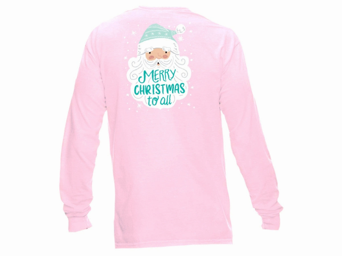 Merry Christmas to All Long Sleeve Tee insulated Loose