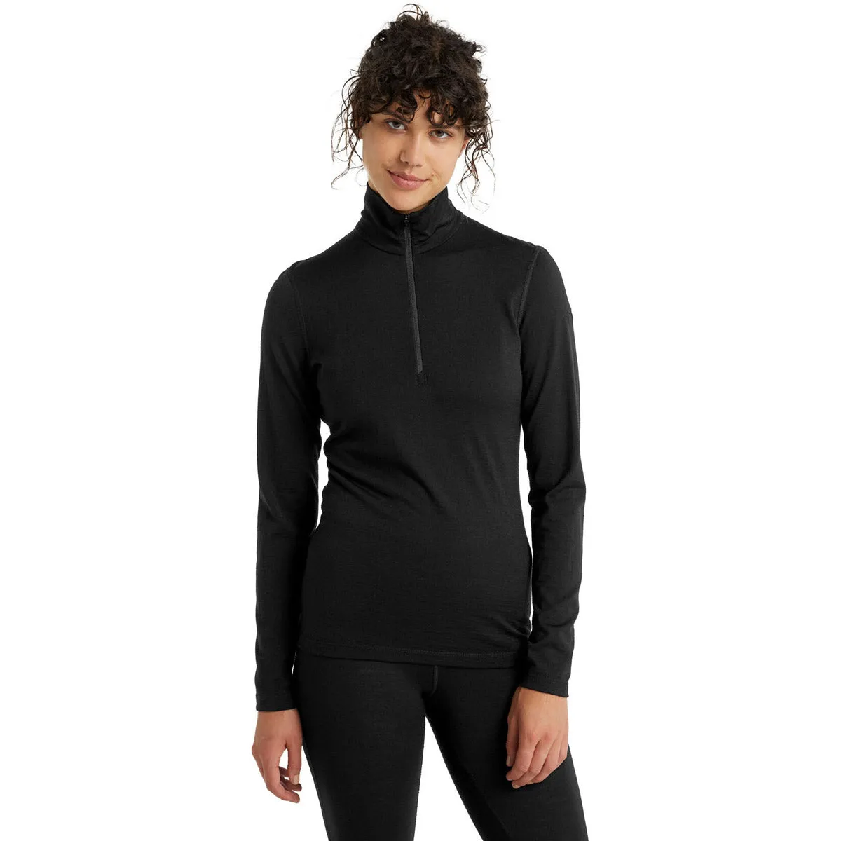 AdjustableDrawstring Women's Merino 200 Oasis Long Sleeve Half Zip Thermal Top