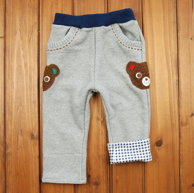 Youngsters' outfits Fancy Miki House Kids Bear Sweatpants in Gray
