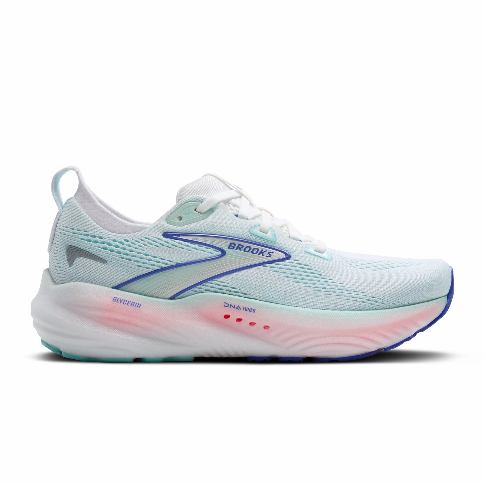 Daily Errand Brooks Glycerin 22 Running Shoe (Women) - White/Limpet Shell/Amparo Blue