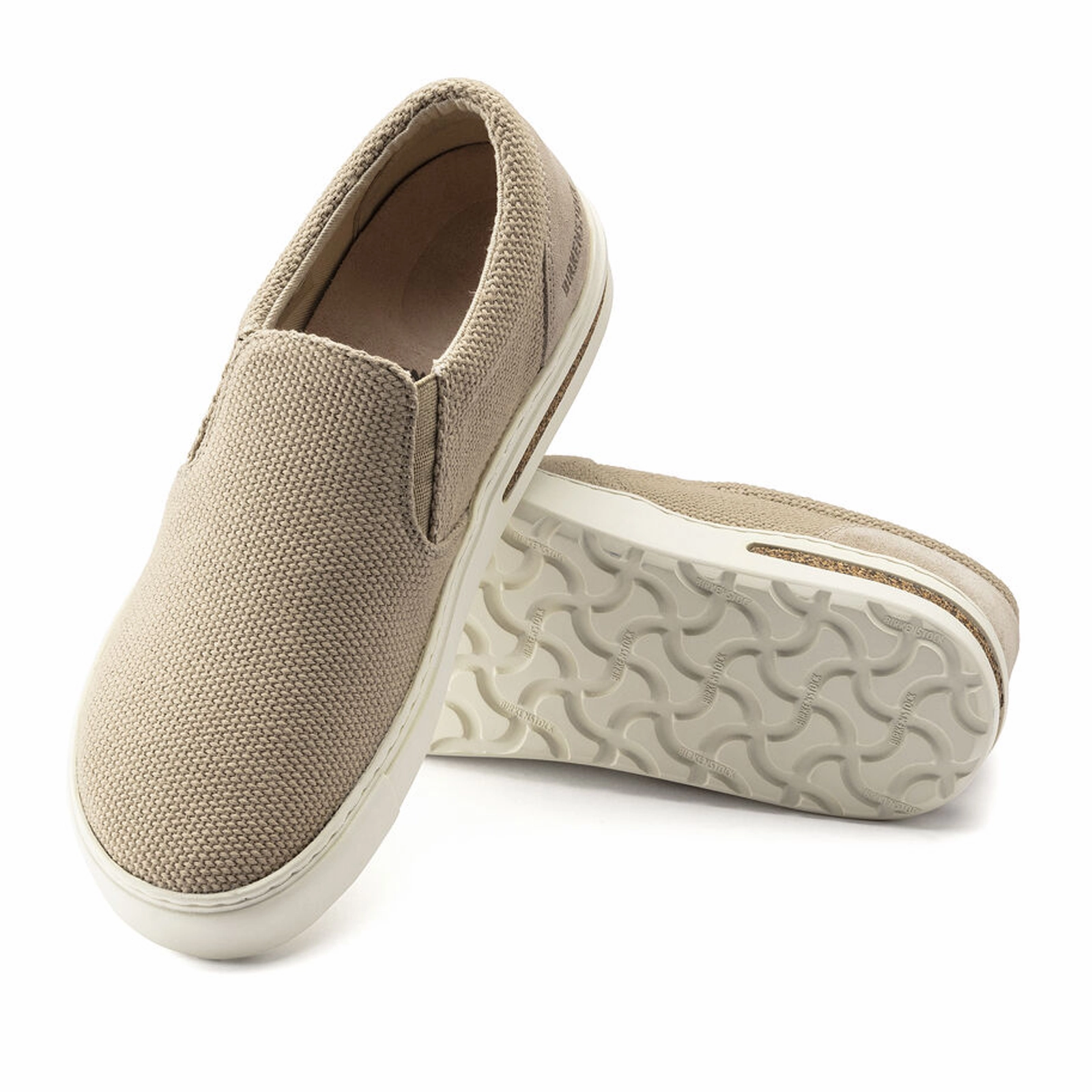 Fresh Walk Birkenstock Oswego Slip On Sneaker (Men) - Sandcastle Canvas