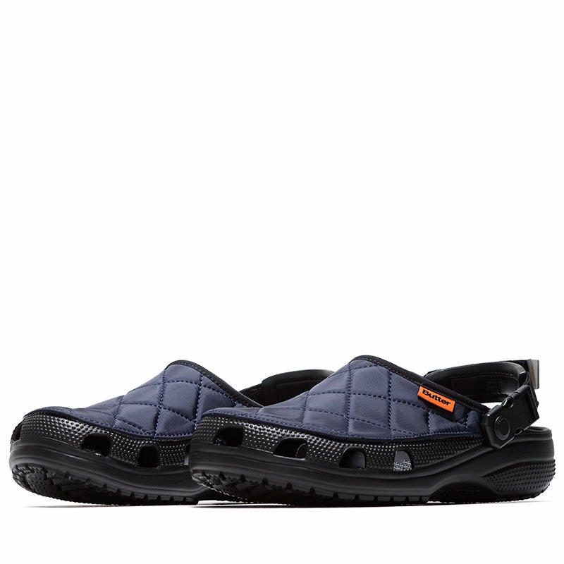 Butter x Crocs Classic Clog - Black/Navy Step Smooth Ground Safe