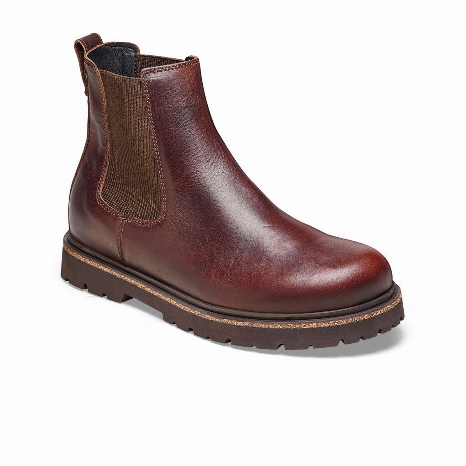 Birkenstock Highwood Chelsea Boot (Unisex) - Chocolate Leather Euro Ease