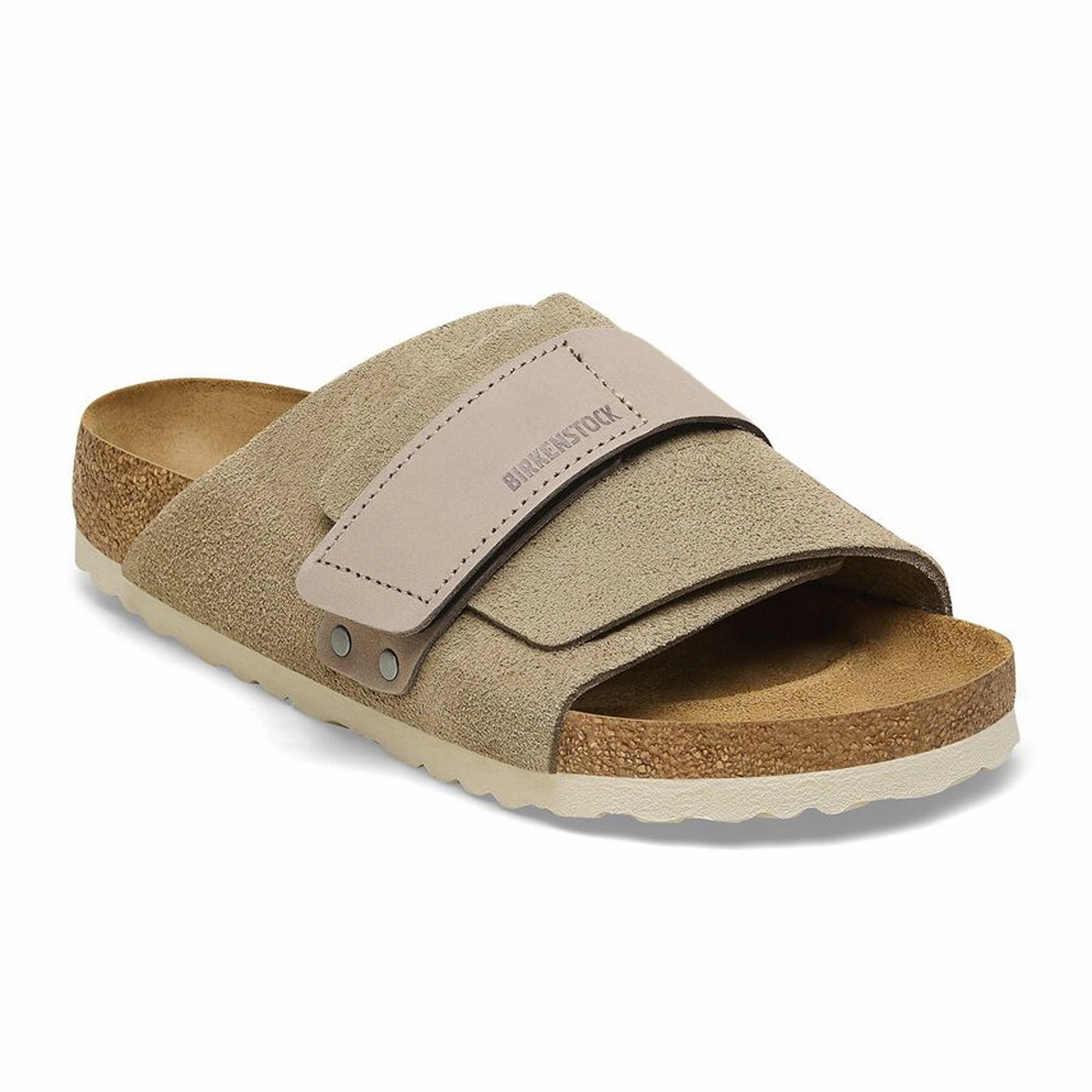 Smart Technology Birkenstock Kyoto Narrow Slide Sandal (Women) - Taupe Suede