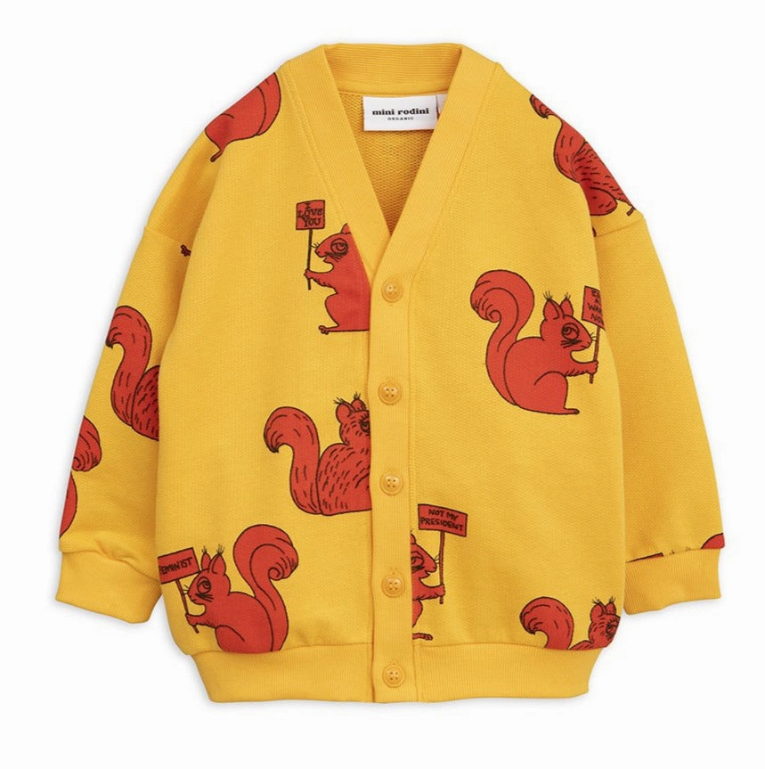 Mini Rodini Kids Squirrel Cardigan hypoallergenic Pirate costumes for kids