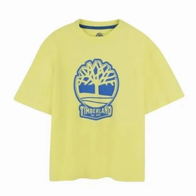 Timberland Kids Yellow T-Shirt - 8Y Cotton rich children's clothing
