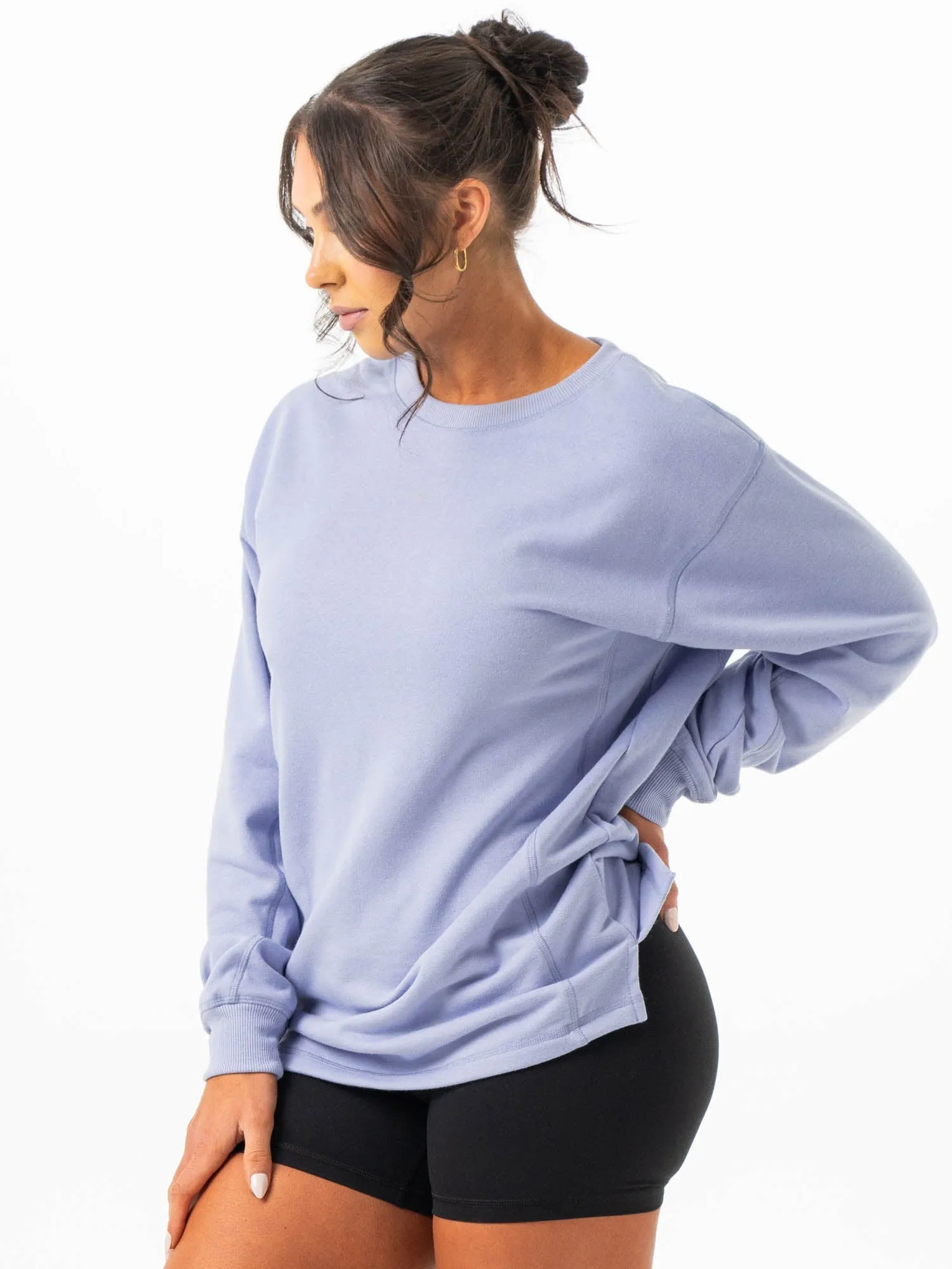 Trust Unique Piece Force Crew Neck - Lilac Blue