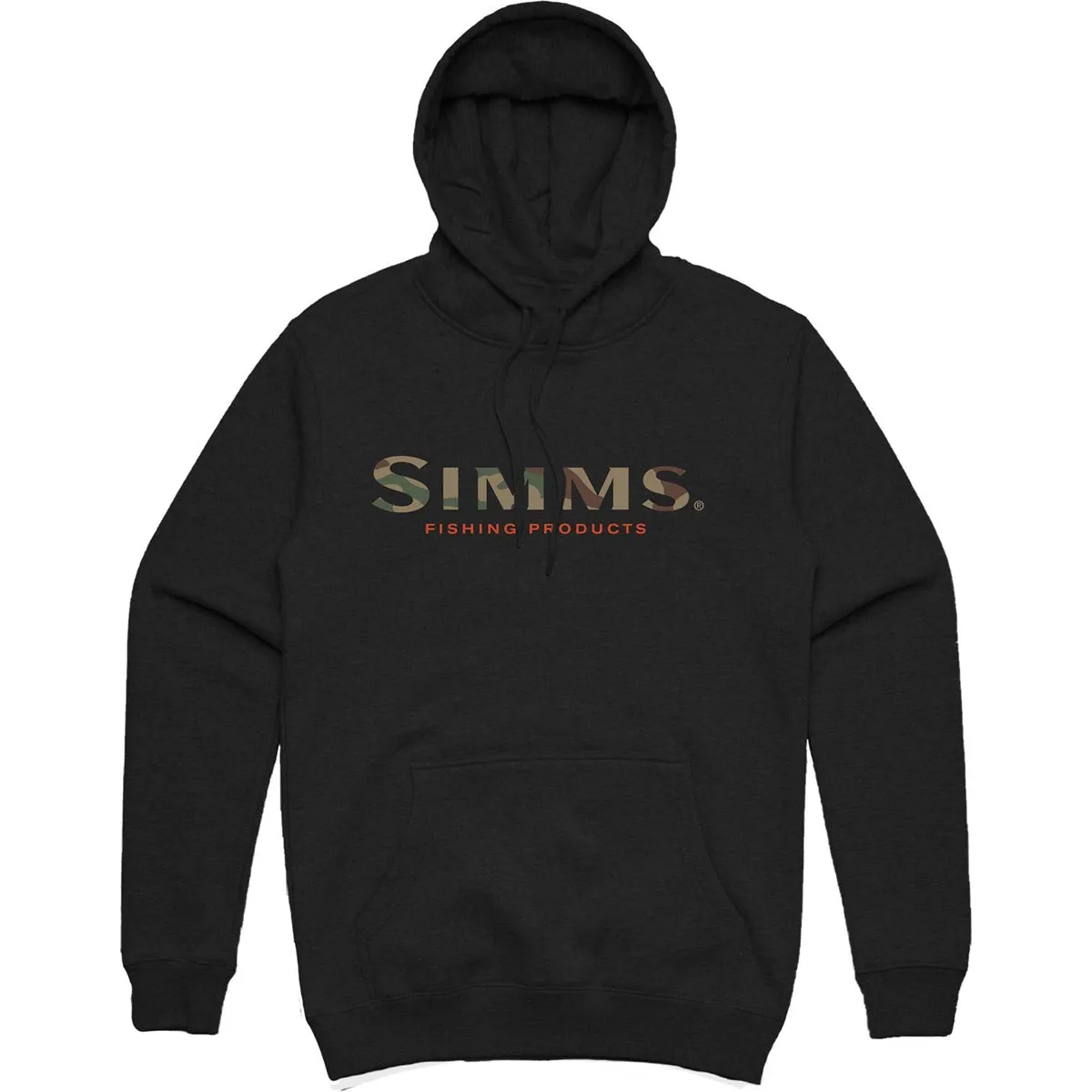 patch accents Men's Simms Logo Hoody