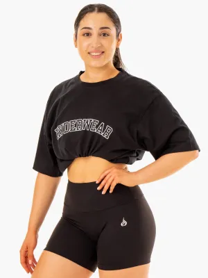 UV protected Oversized T-Shirt - Black