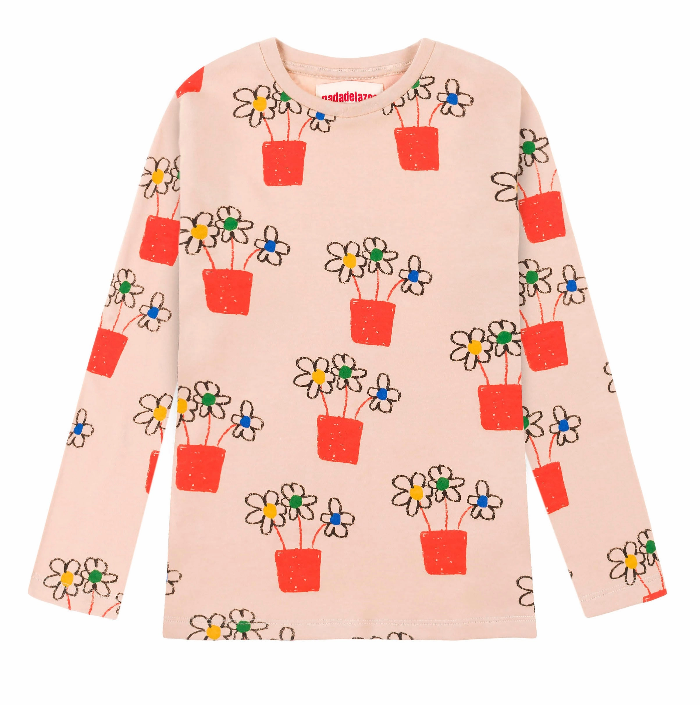 nadadelazos T-shirt FLOWER POTS TSH.5.560 FLO Volleyball clothes for children Stretchy