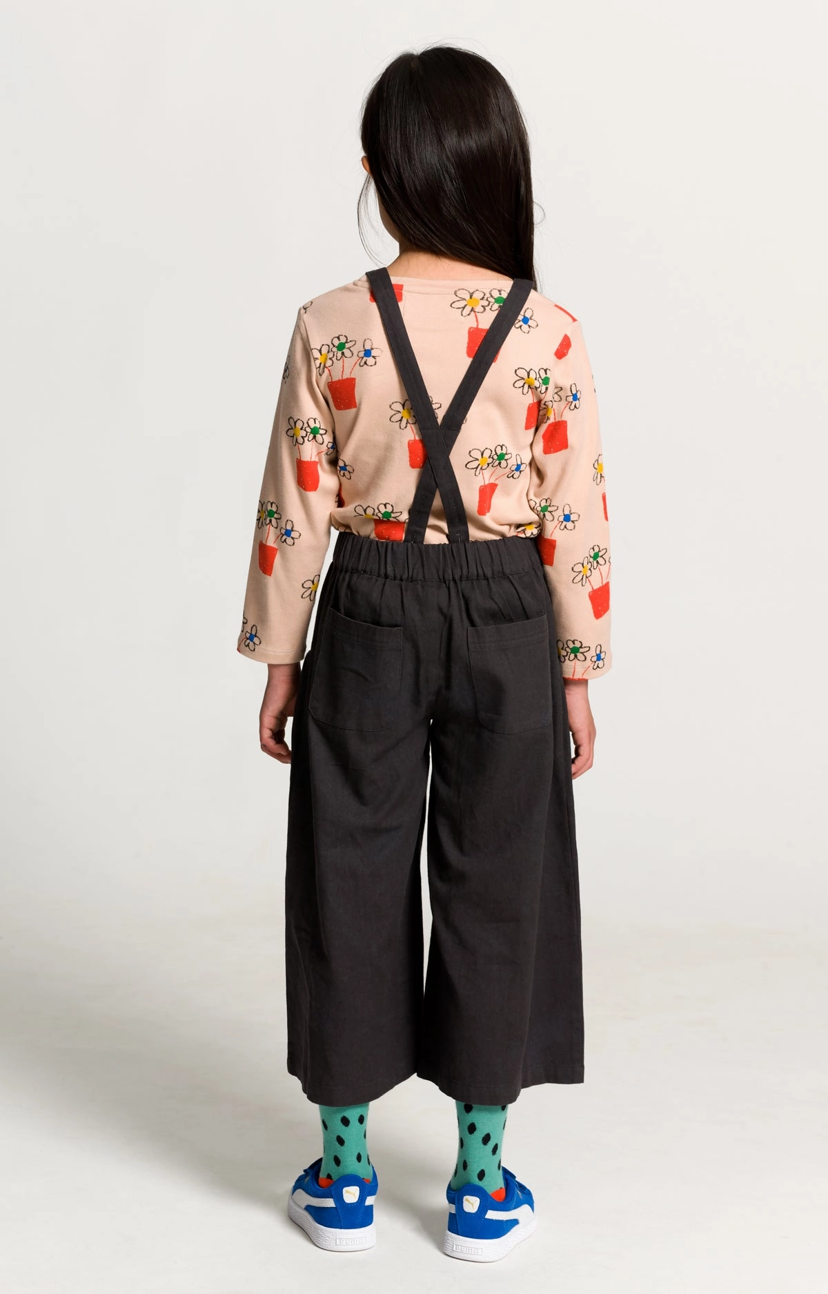 nadadelazos T-shirt FLOWER POTS TSH.5.560 FLO Loose