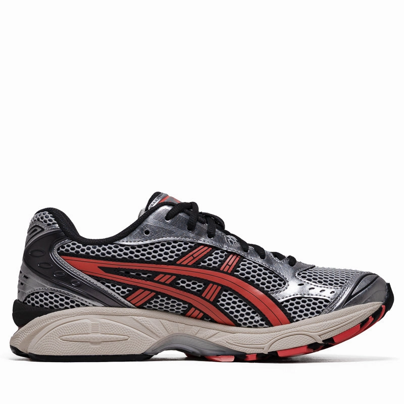 Asics Gel-Kayano 14 - White/Papaya Clean Texture slip-resistant