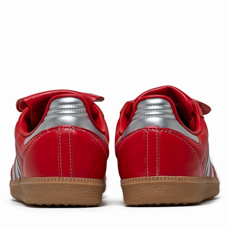 Women's Adidas Samba LT - Better Scarlett/Silver Metallic Safe Grip