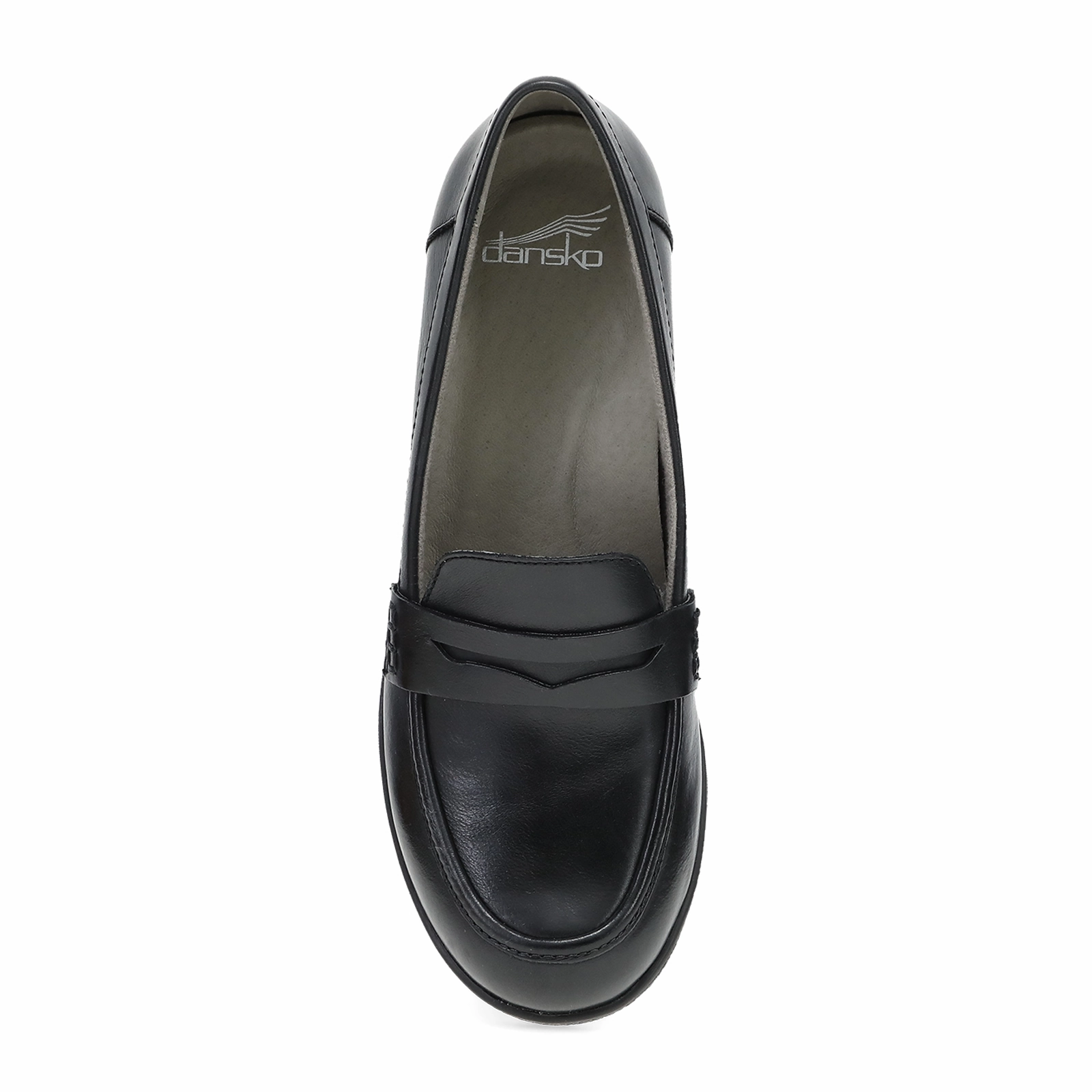 Dansko Danica Loafer (Women) - Black Waterproof Burnished All Season