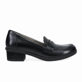 Business Casual Shoes Daily Hold Dansko Danica Loafer (Women) - Black Waterproof Burnished