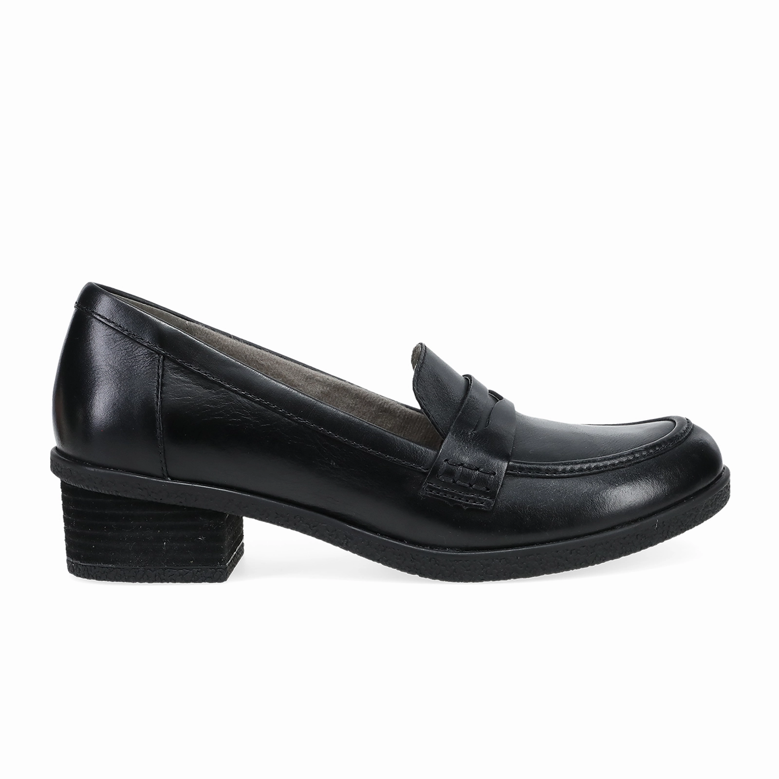 Business Casual Shoes Daily Hold Dansko Danica Loafer (Women) - Black Waterproof Burnished