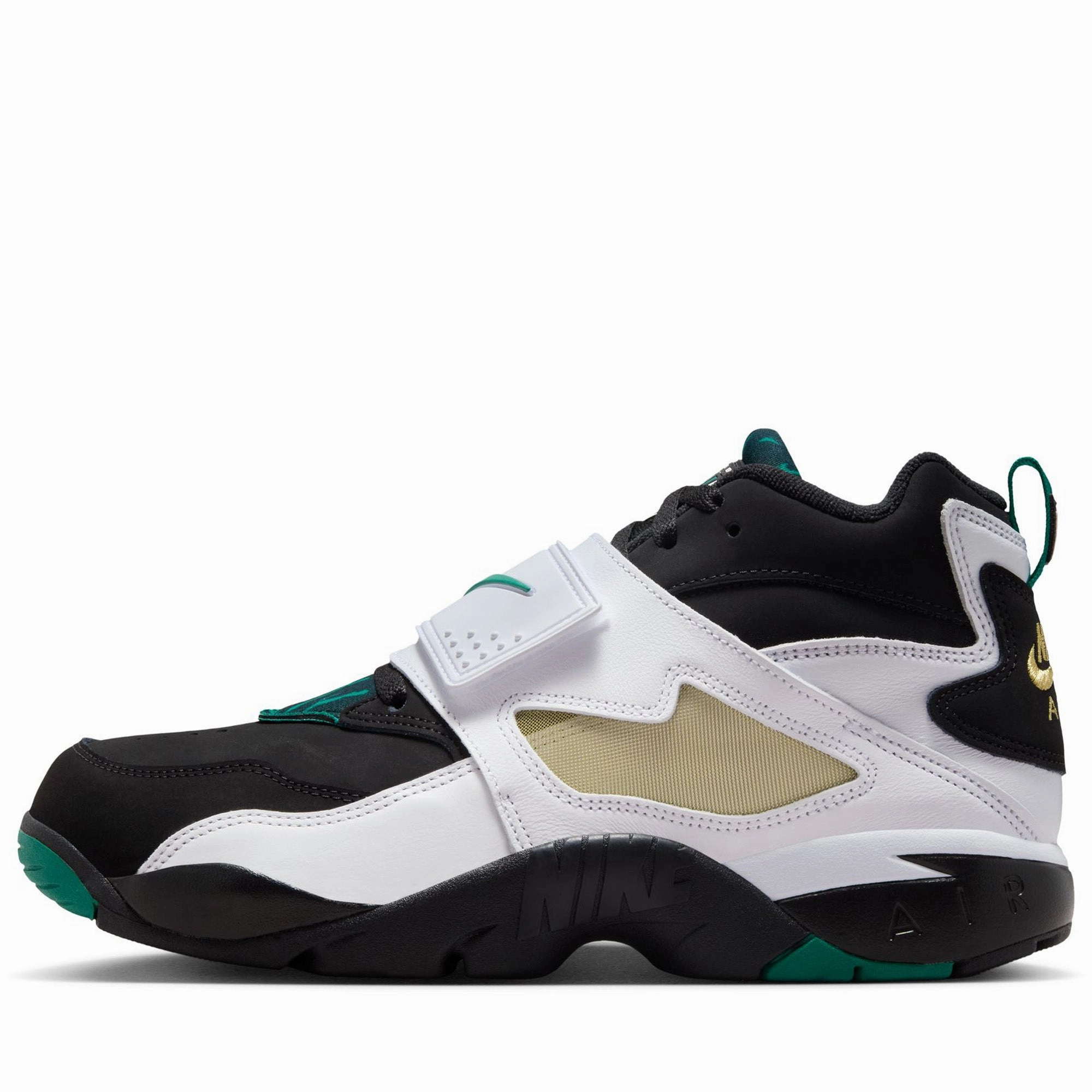 Relaxed Walking Footwear Nike Air Diamond Turf 93 - Black/Mystic Green