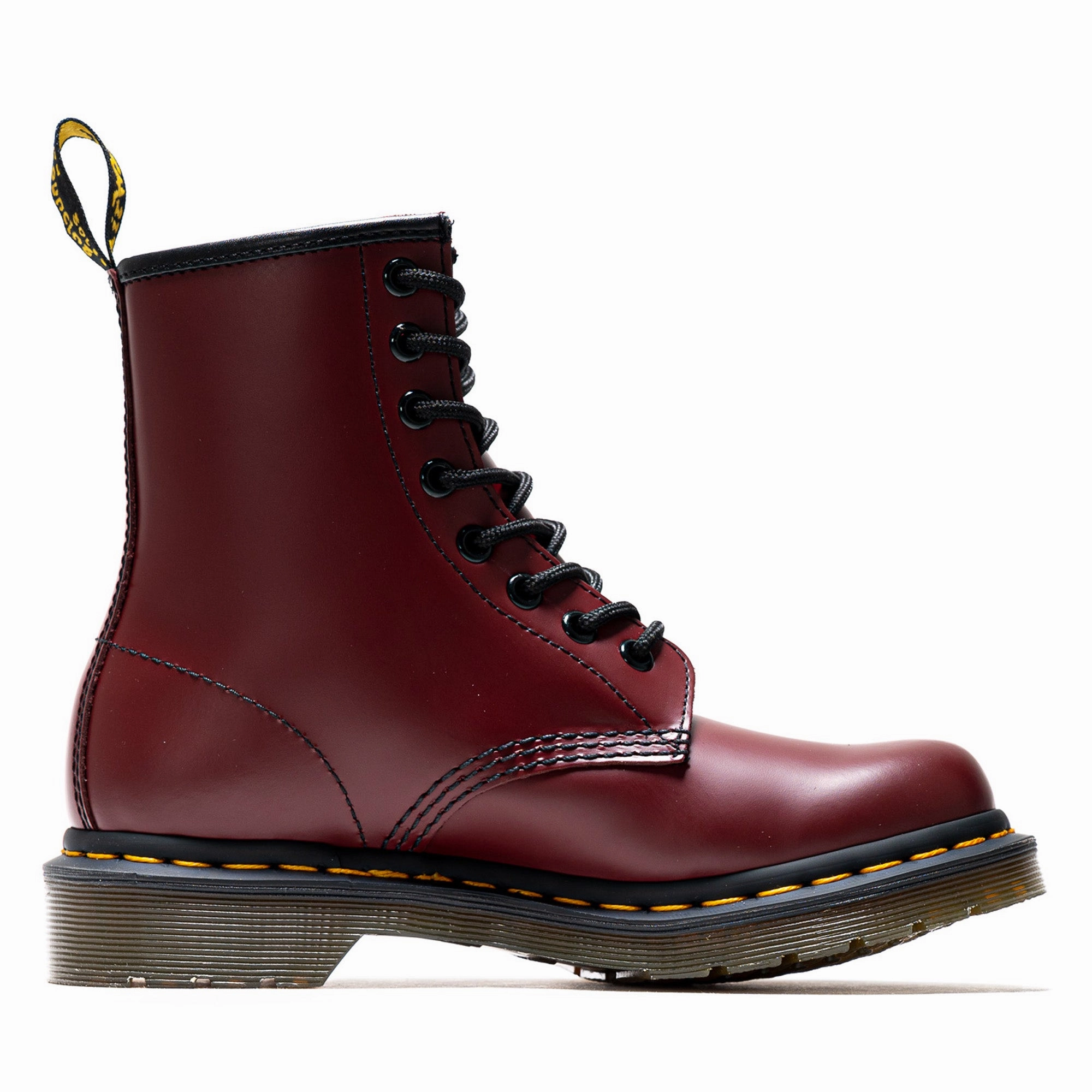 Women's Dr. Martens 1460 Smooth Leather Boot - Cherry Red City Walk Urban Dawn