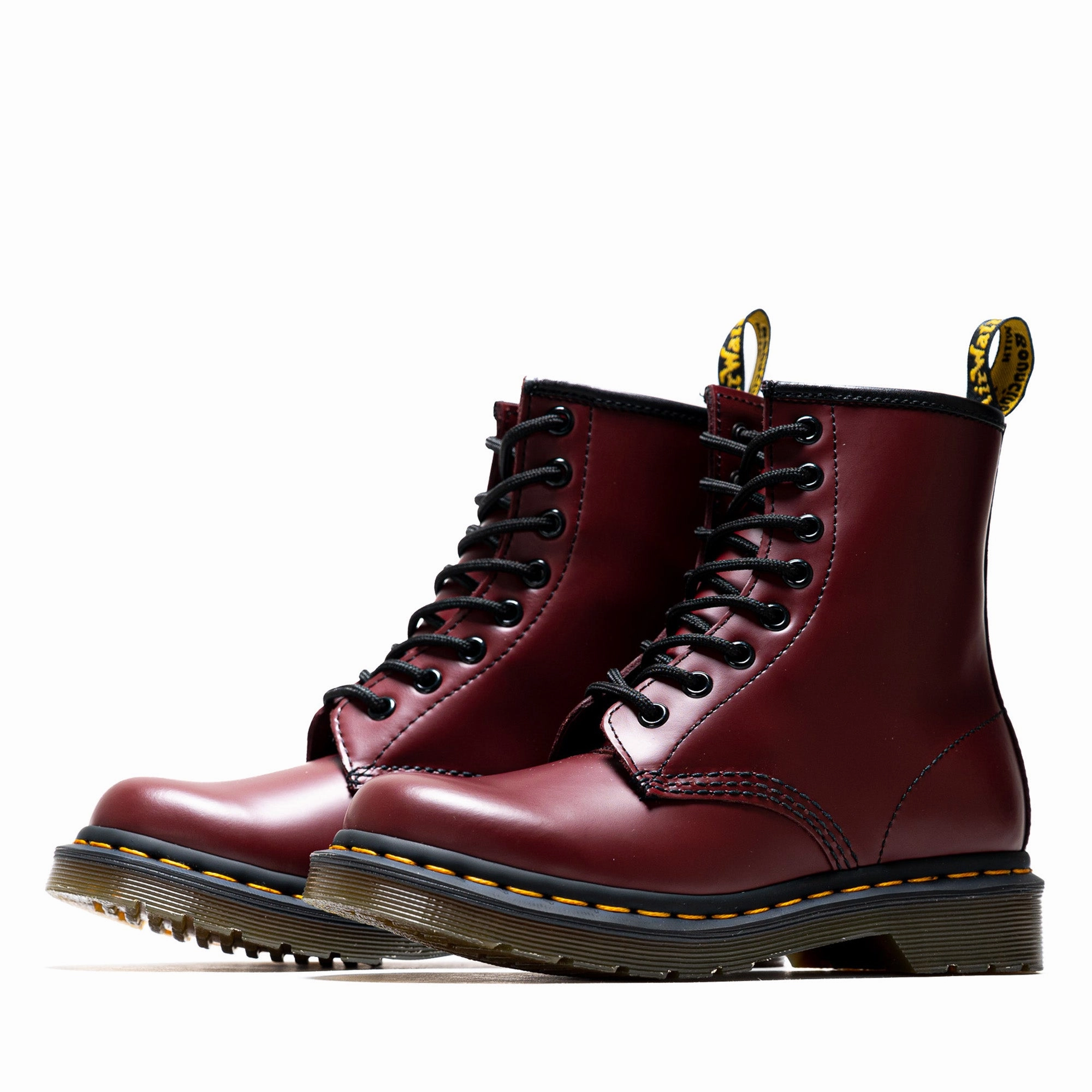 Walk Power Women's Dr. Martens 1460 Smooth Leather Boot - Cherry Red