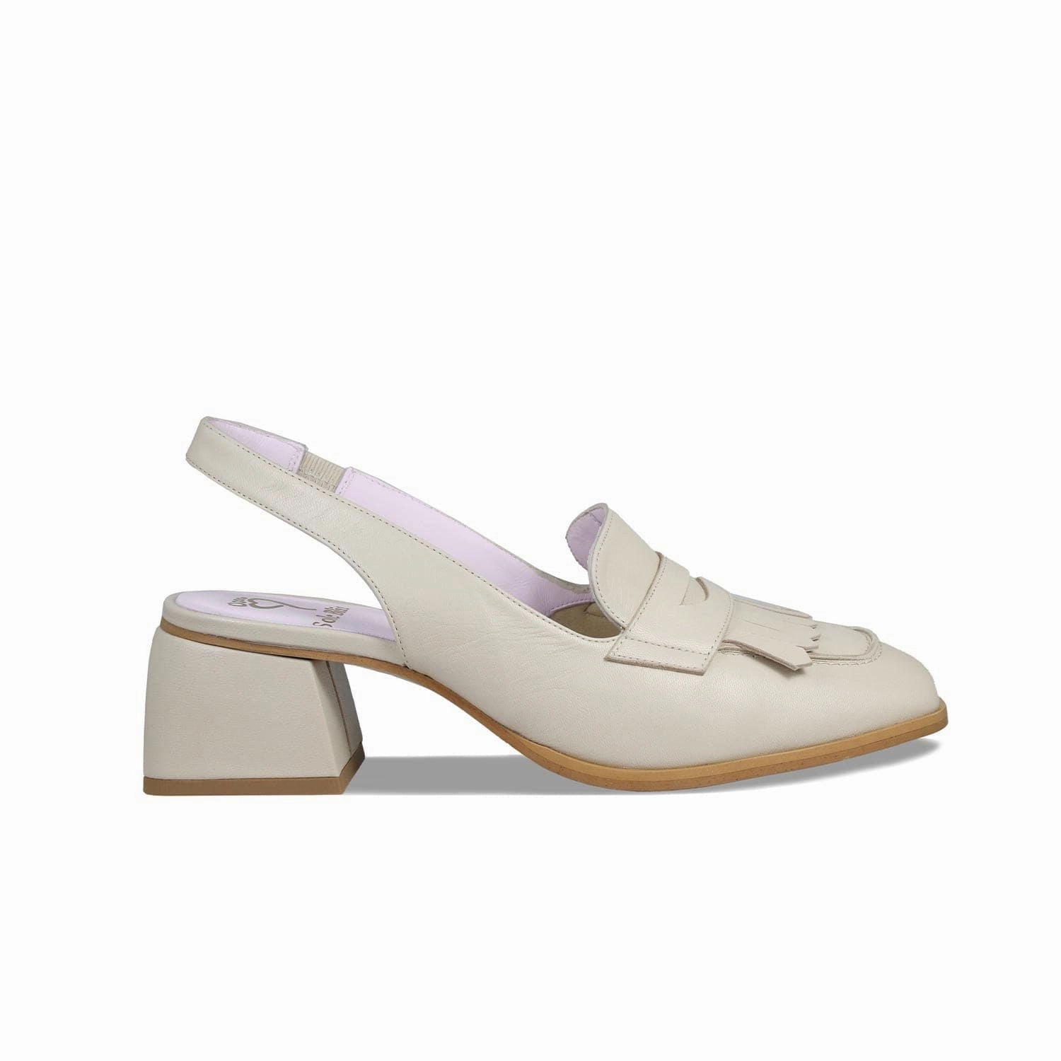 Gigi: Cream Leather Soft Leather Fit