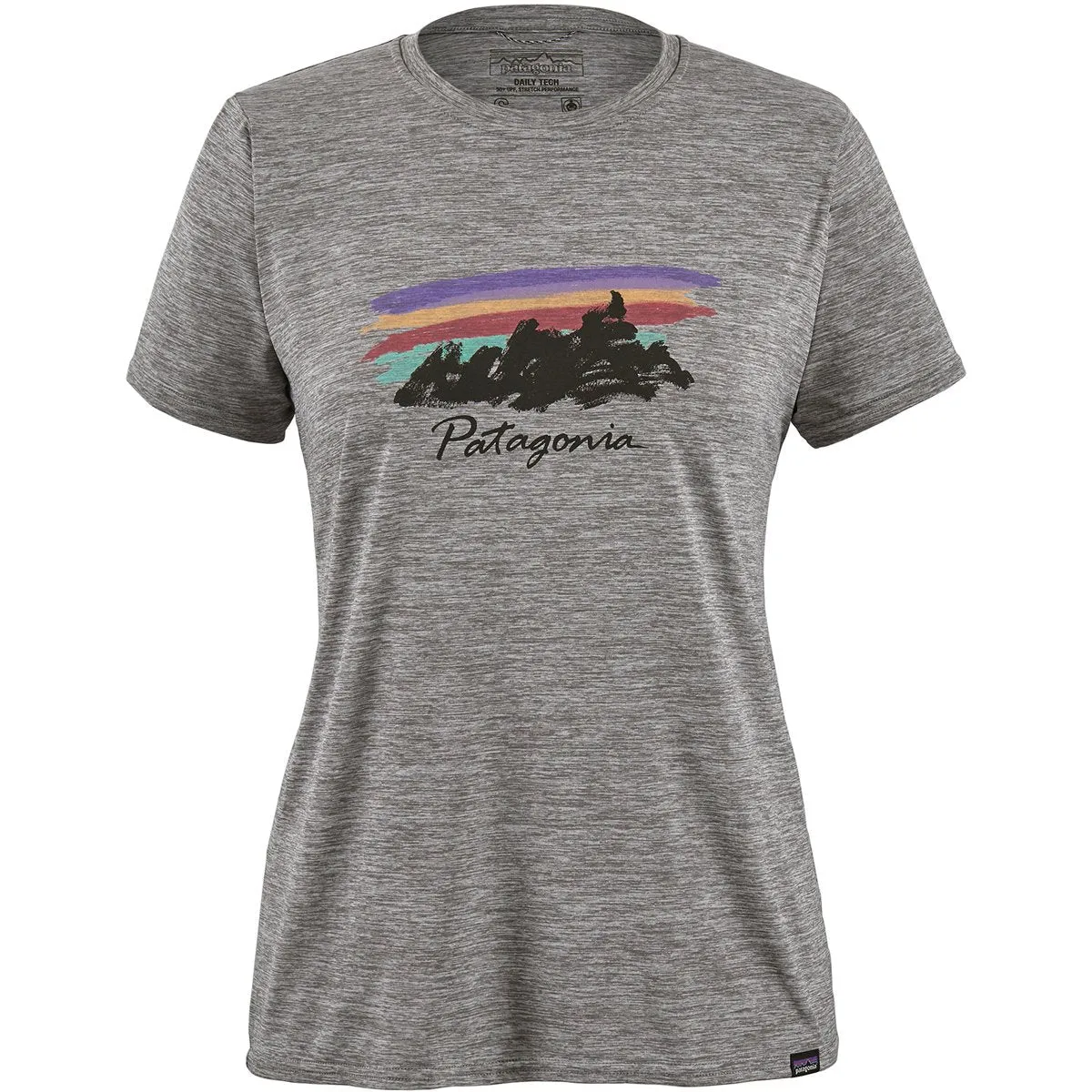 Women's Capilene Cool Daily Graphic Shirt Sun Protective Fabric FlexibleRibbedTrims