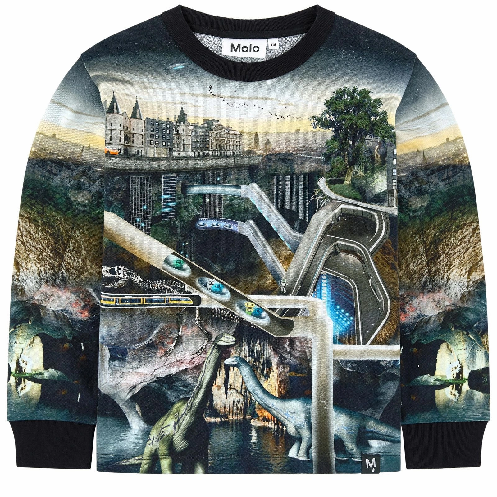 Molo Kids Boy's Mono Knit Sweatshirt Fairy costumes for children Space themed outfits for children