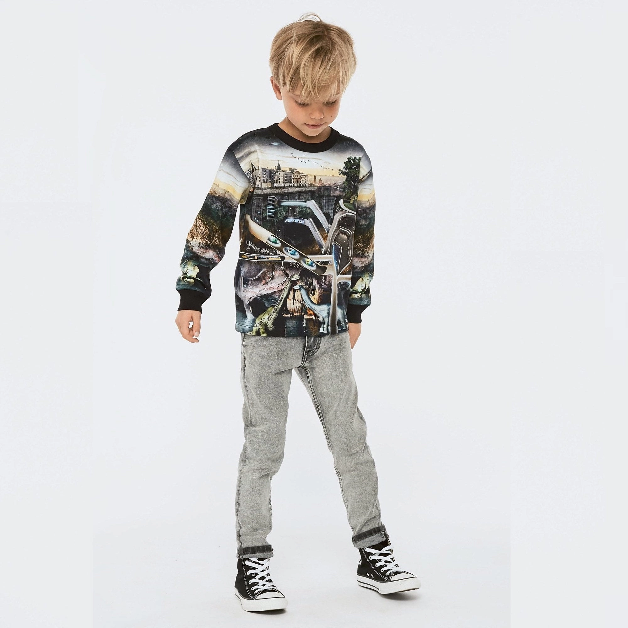 country Molo Kids Boy's Mono Knit Sweatshirt