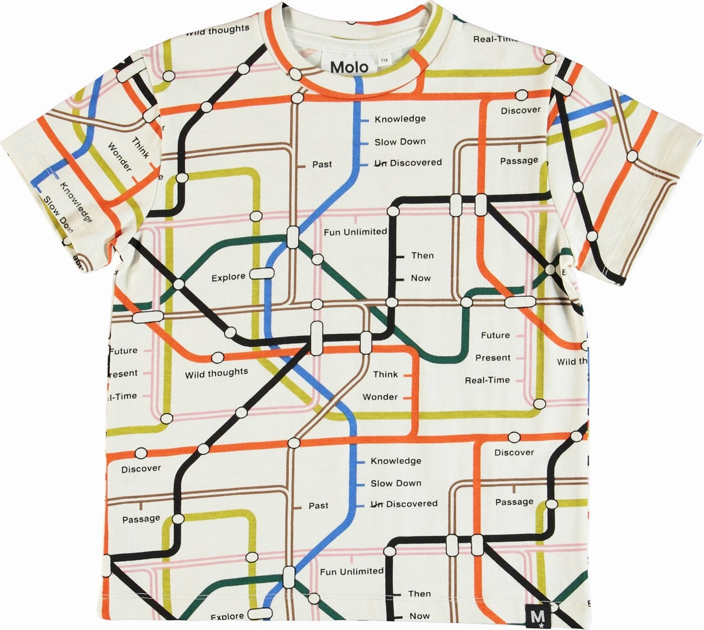 Wrinkle - free Airport outfits for kids Molo Kids Boy's Roxo Knit T-shirts